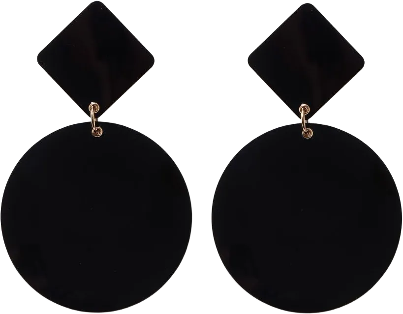 geometri-shapes drop earrings