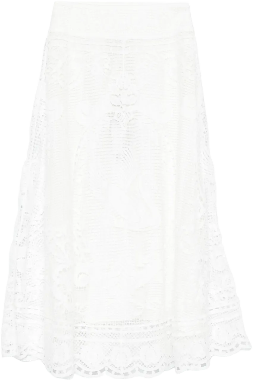 broderie-anglaise maxi skirt