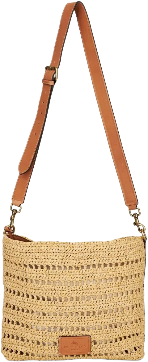 braided-detail crossbody bag