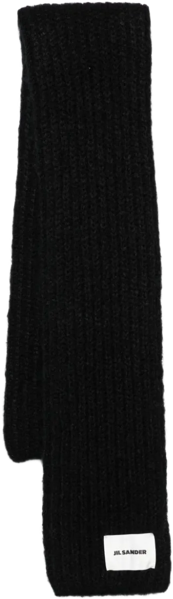 chunky ribbed scarf