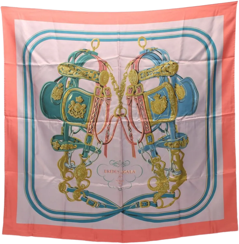 2000s Carrés 90 Brides de Gala scarf