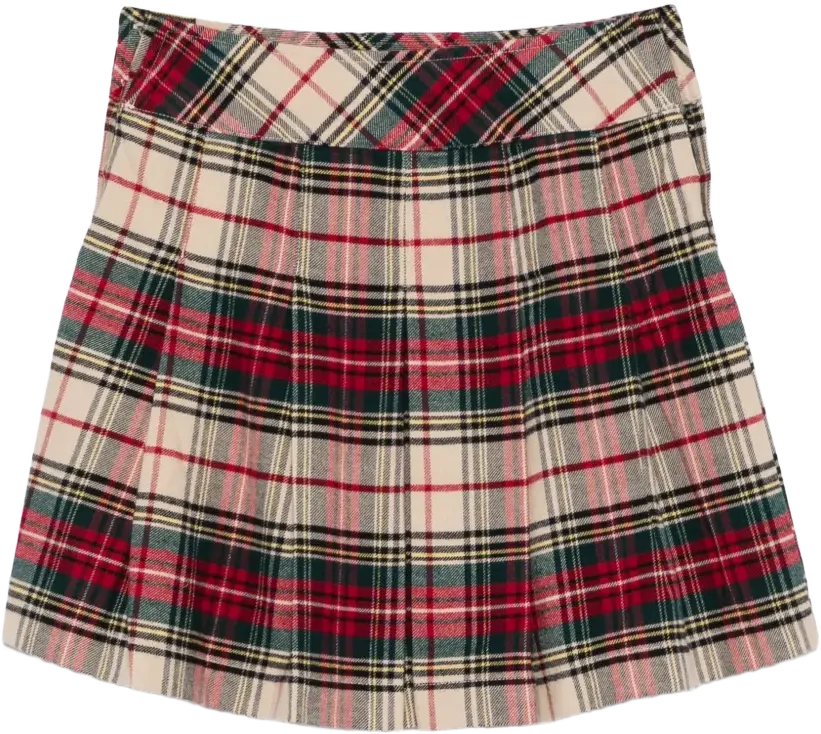 plaid skirt