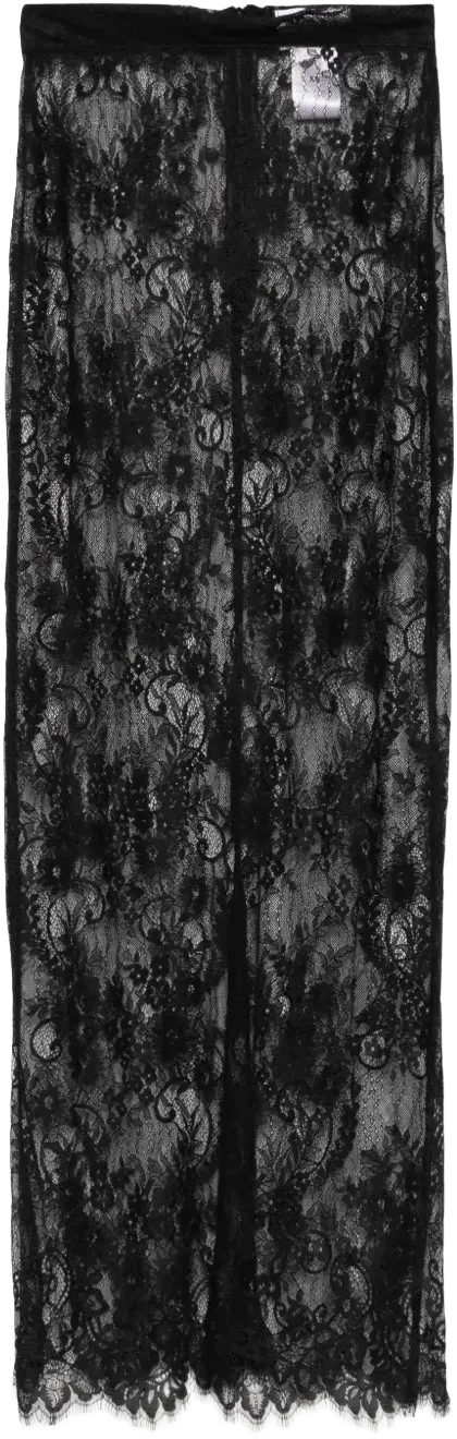 lace maxi skirt
