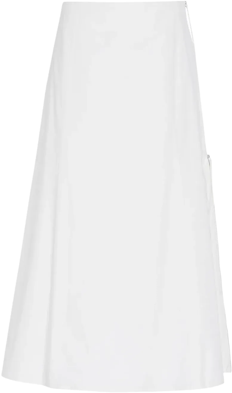 A-line high-waisted skirt 