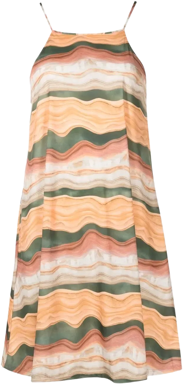 Isis square-neck mini dress