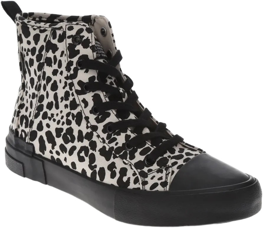 Levi's Womens Elite Canvas Casual Lace Up Sneaker Shoe, Leopard, Size 9