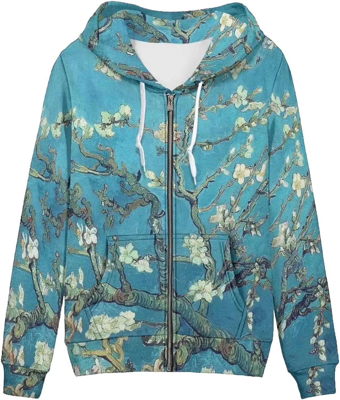 Showudesigns Galaxy Zip Up Hoodie for Women Plus Size 2XL Jackets Hoody Pullover Tops Blue Star Space Athletic Sweatshirt Loose Sweater Y2K Hooded Outfits Long Sleeve Fall Clothes, (22823P1606189)
