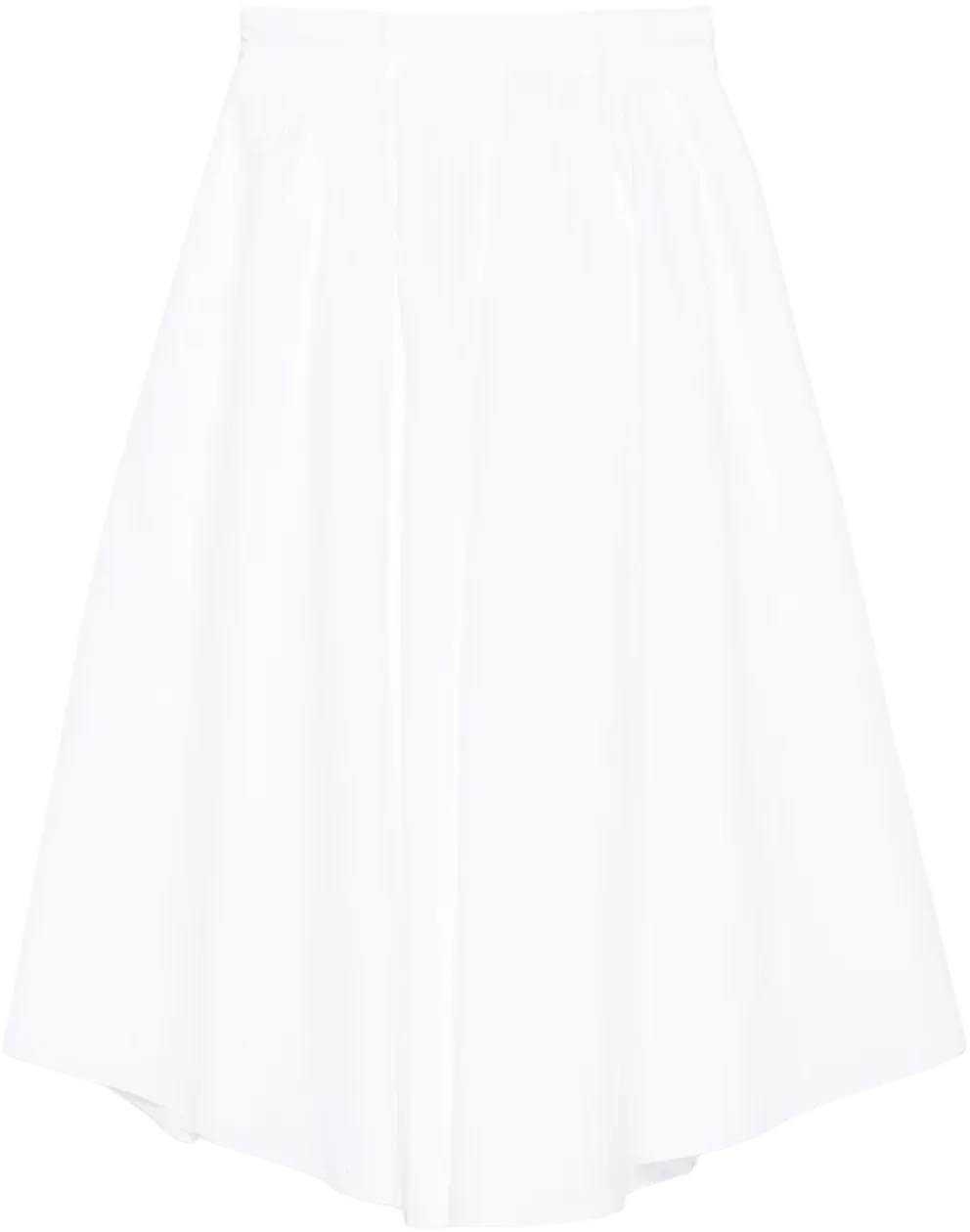 poplin midi skirt