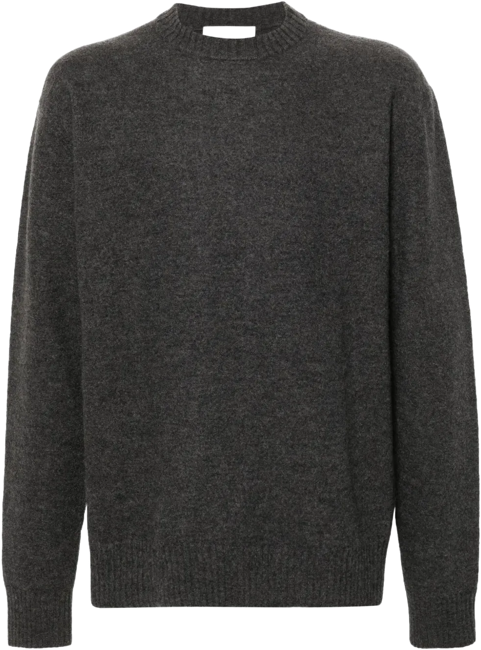 crew-neck wool jumper