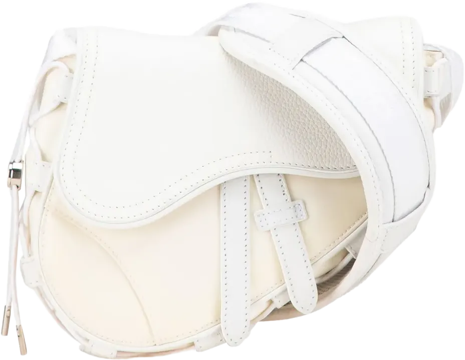 2021 Sacai Technical Fabric and Leather Saddle Bag crossbody bag