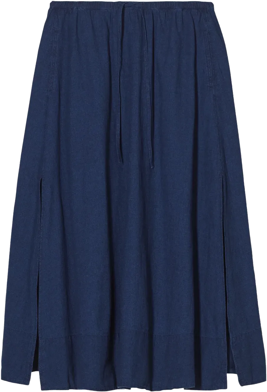 slit midi skirt