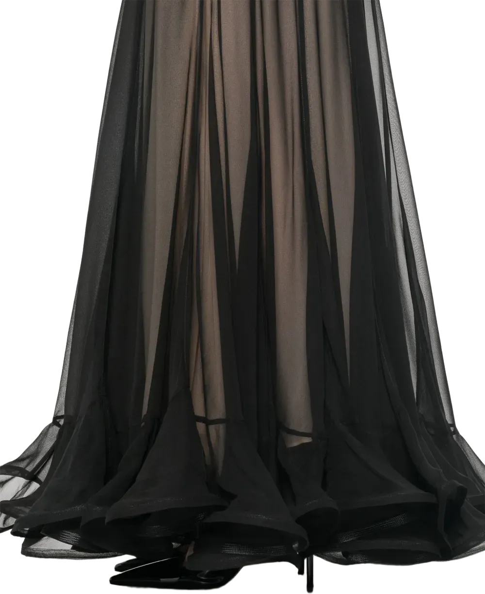 Illustration maxi skirt