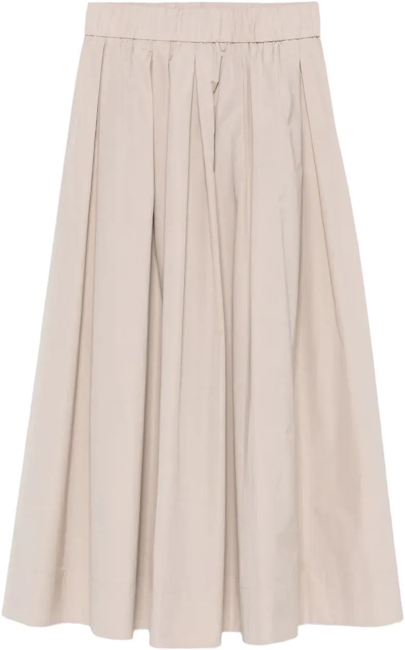 pleated midi skirt 