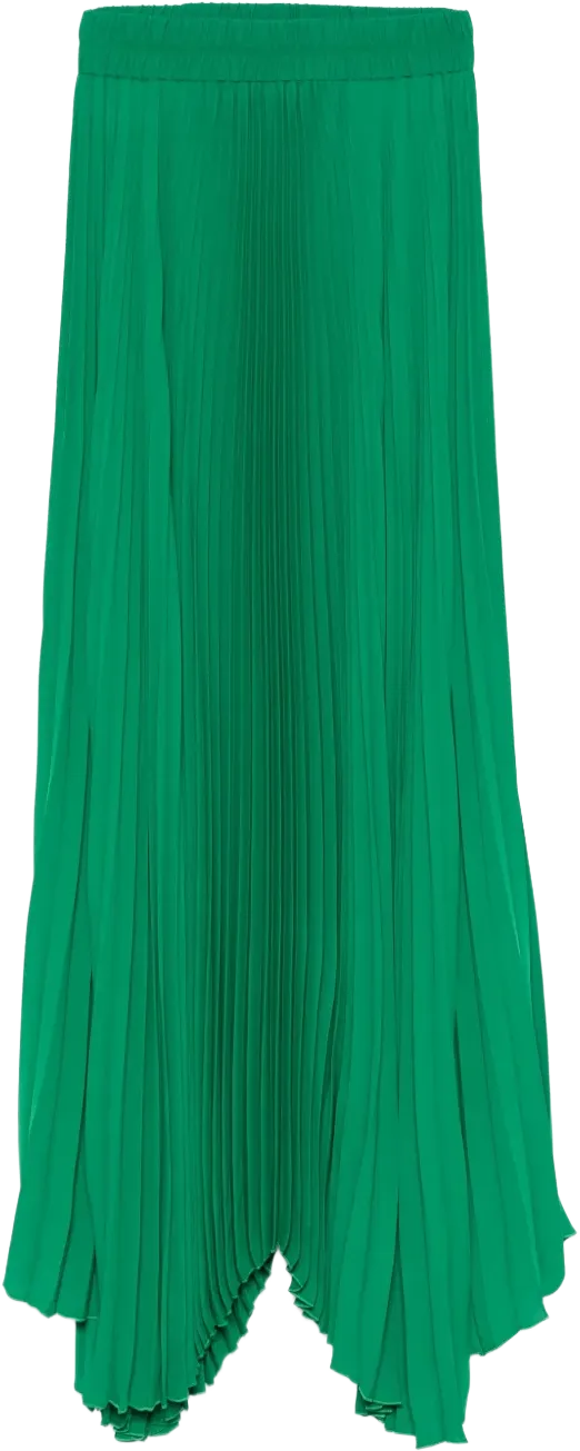 pleated maxi skirt 