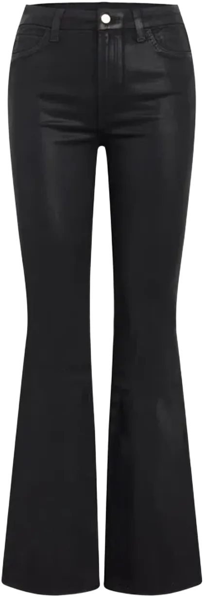 Women's Hi Honey Coated Bootcut Jeans In Black