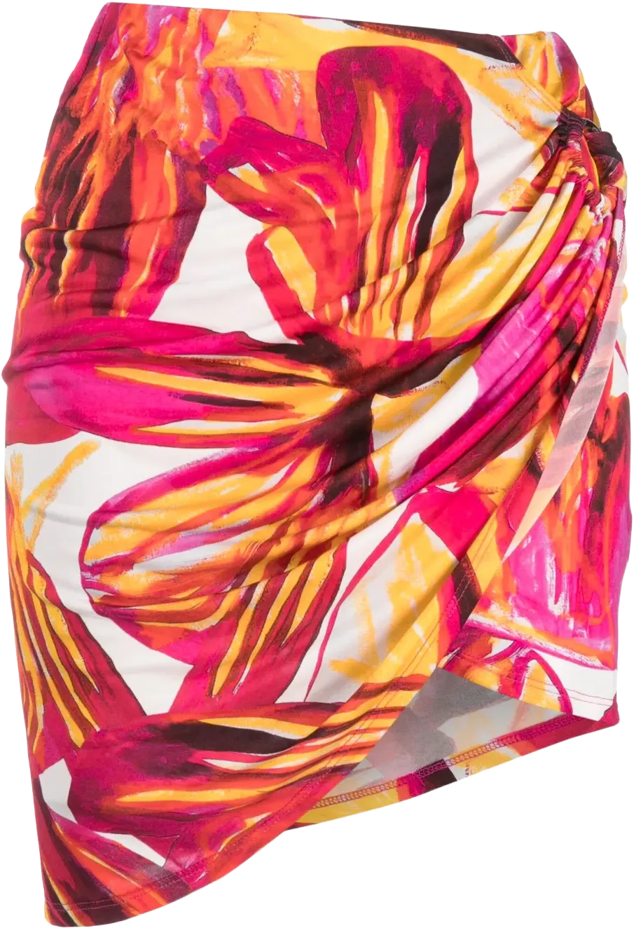 Knight's Tour-print short skirt
