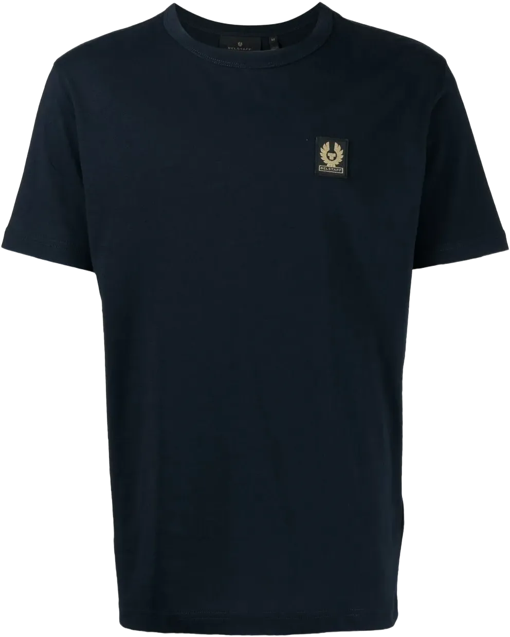 logo-patch crew neck T-shirt