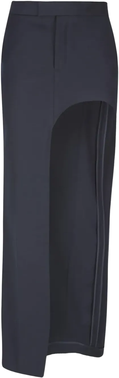 high-waisted skirt
