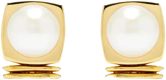 pearl drop earrings