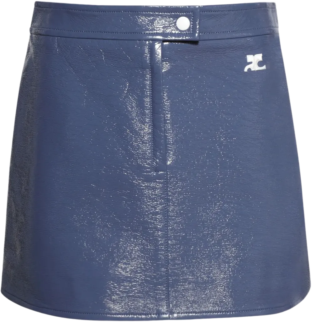 logo mini skirt