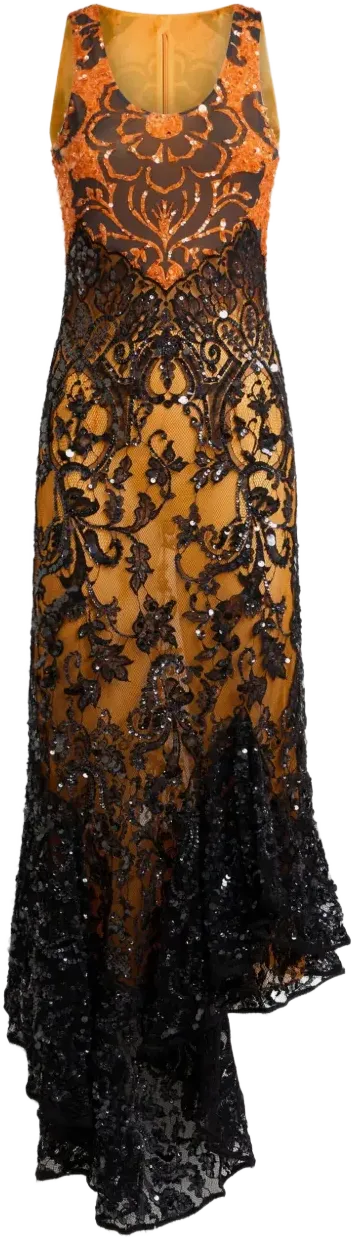 fully embroidered dress