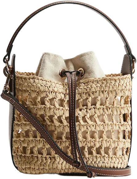 Straw Crossbody Bag