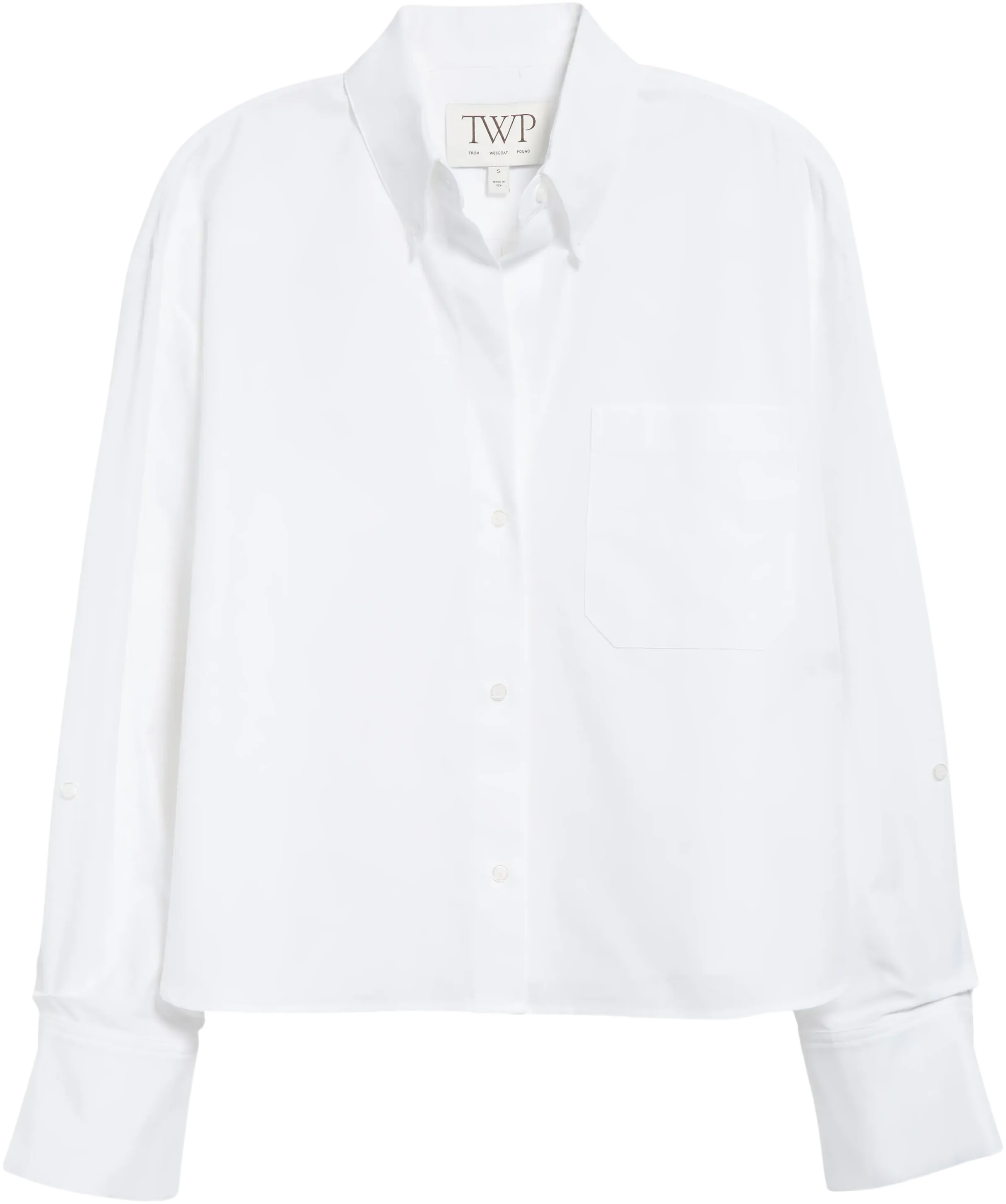 TWP J.D. Crop Button-Up Shirt