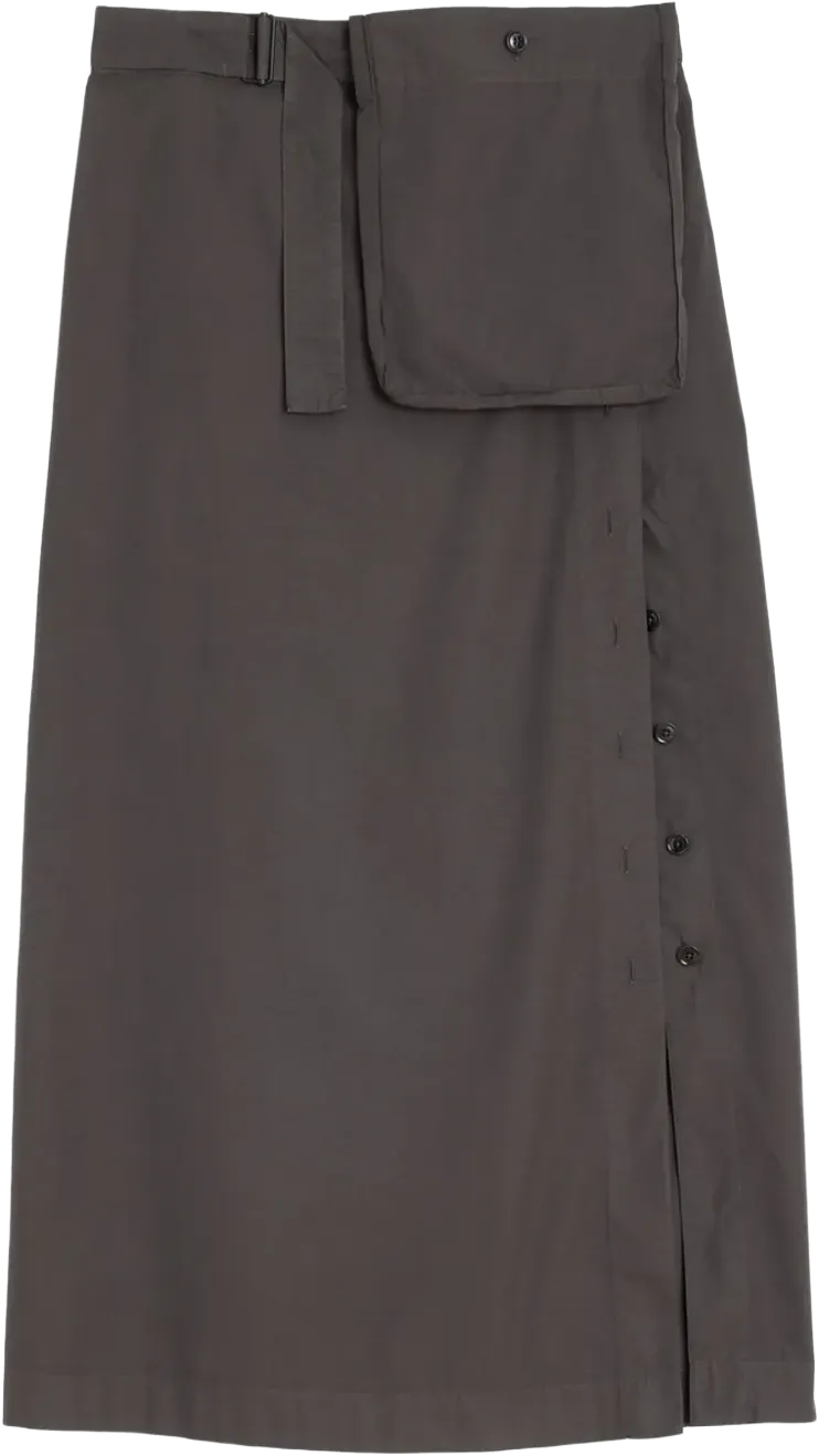 buttoned skirt 