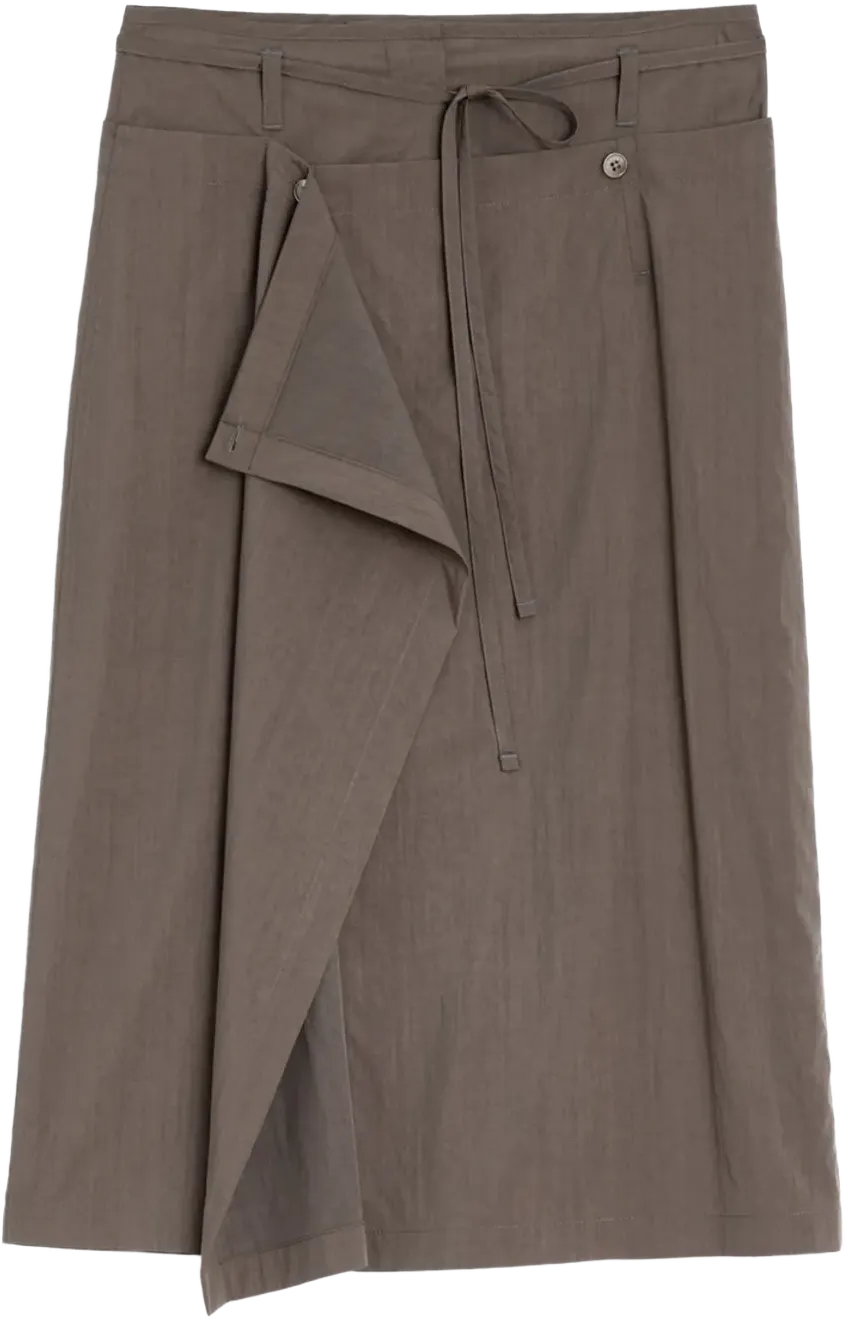 Convertible midi skirt