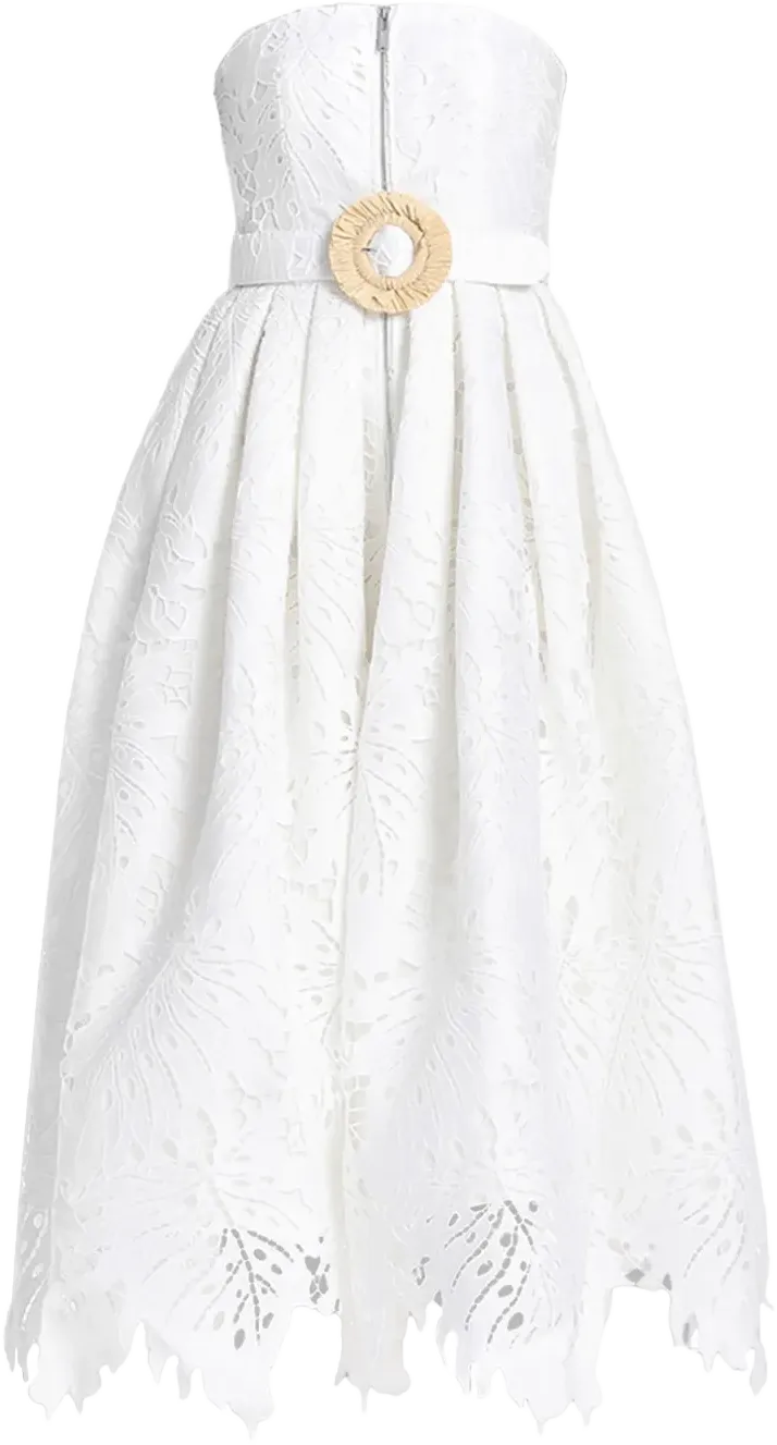 Norine Bustier midi dress