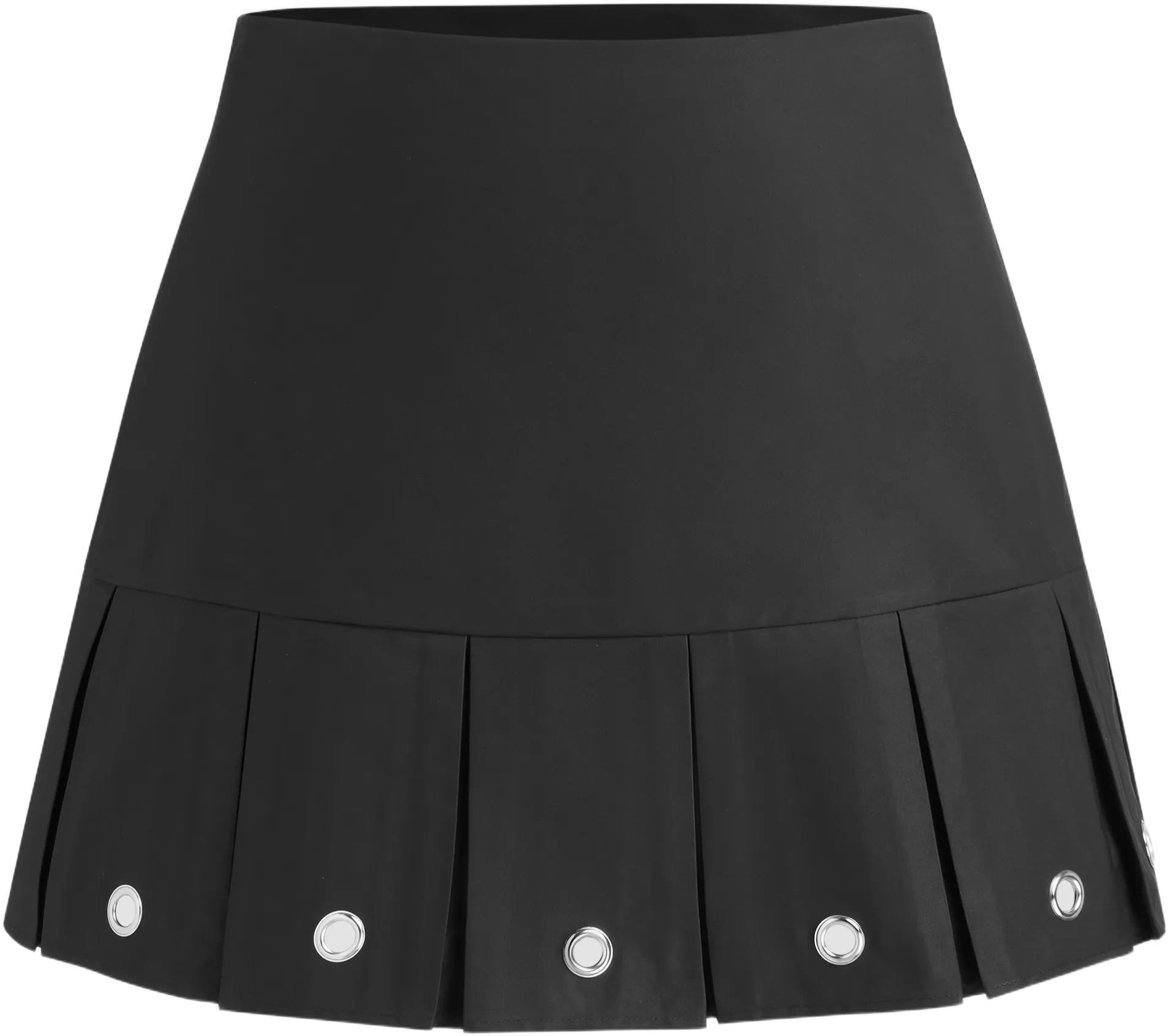 Mid Rise Pleated Mini Skirt Curve & Plus