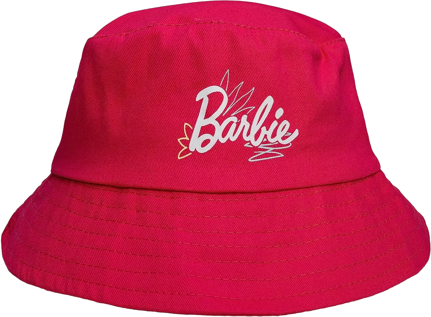 Licensed Barbie Logo Women's/Ladies Summer Bucket Hat | Multiple Colours & Logo Styles One Size Pink