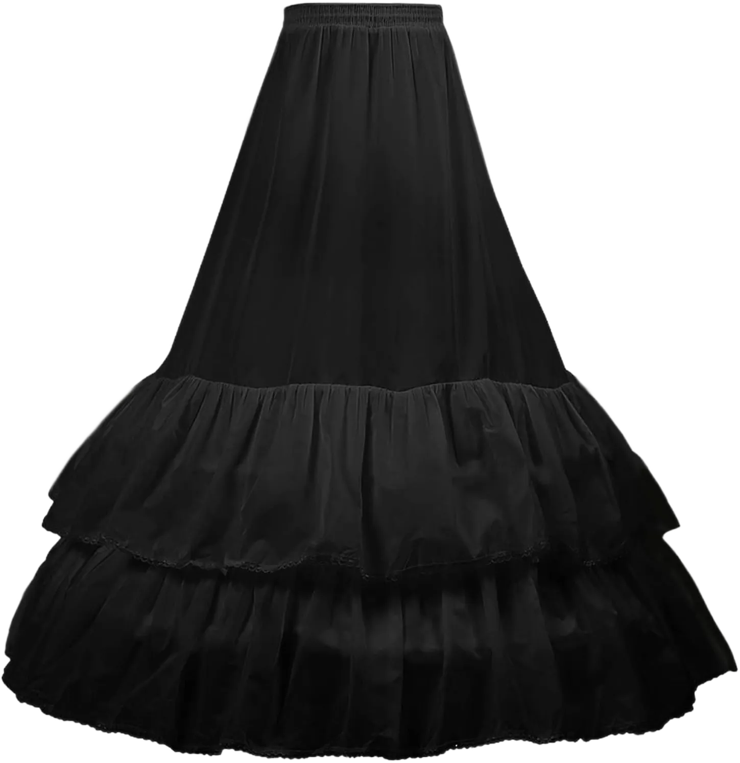 SOMOYA Women's Crinoline Petticoats Underskirt Slips Ruffles Layers for Wedding Dress Ball Gown