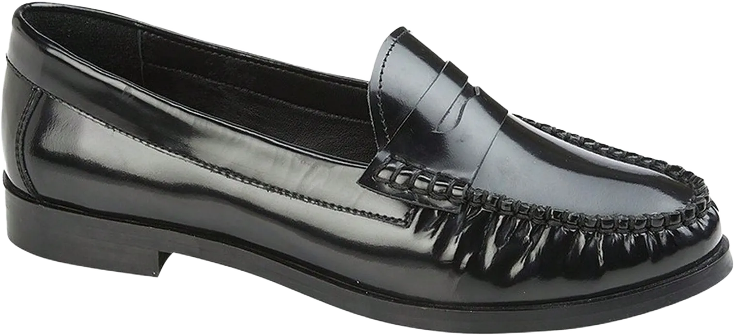 Cipriata Womens/Ladies Nicolina Leather Loafers (Black)