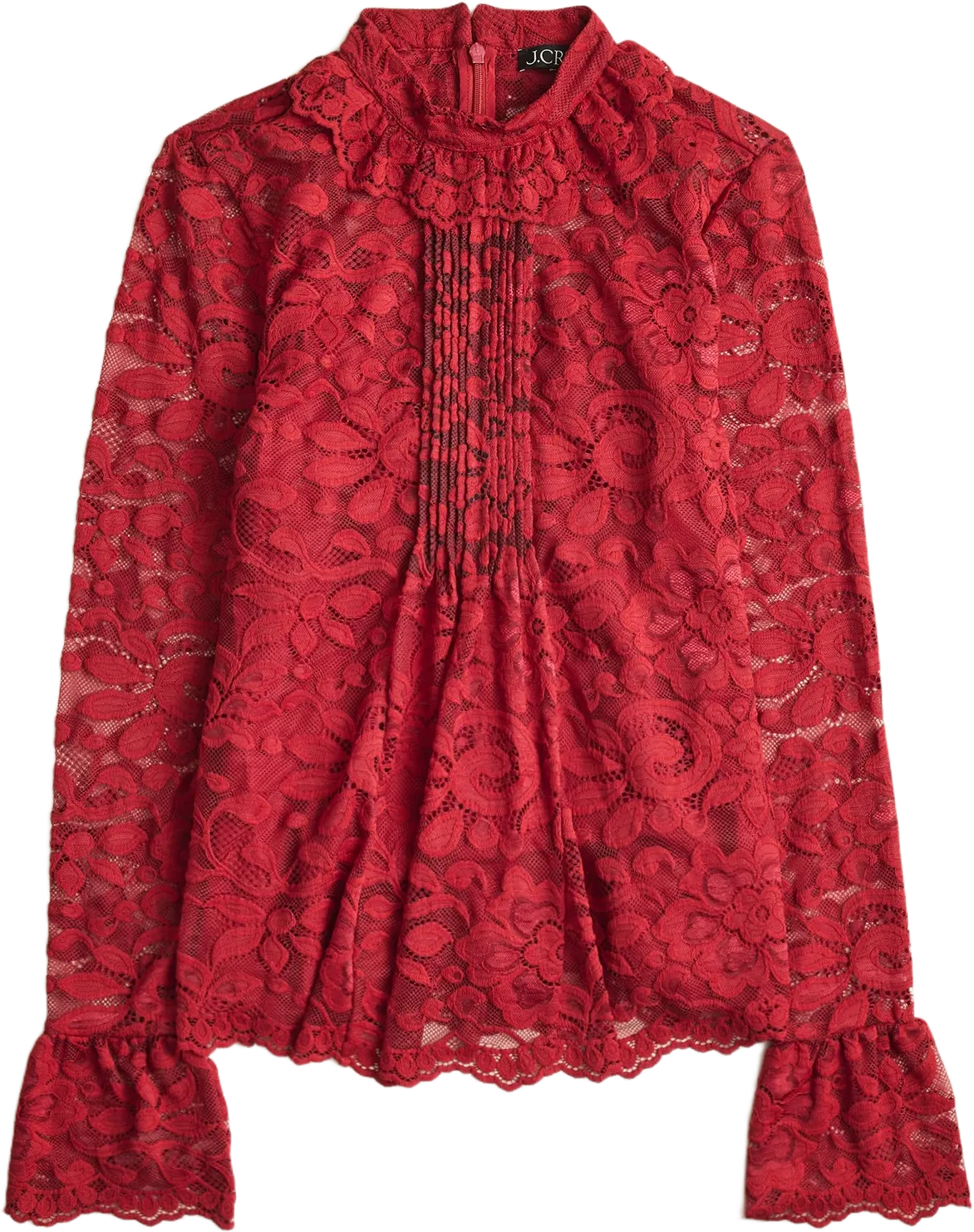 Lace Mockneck Top For Women