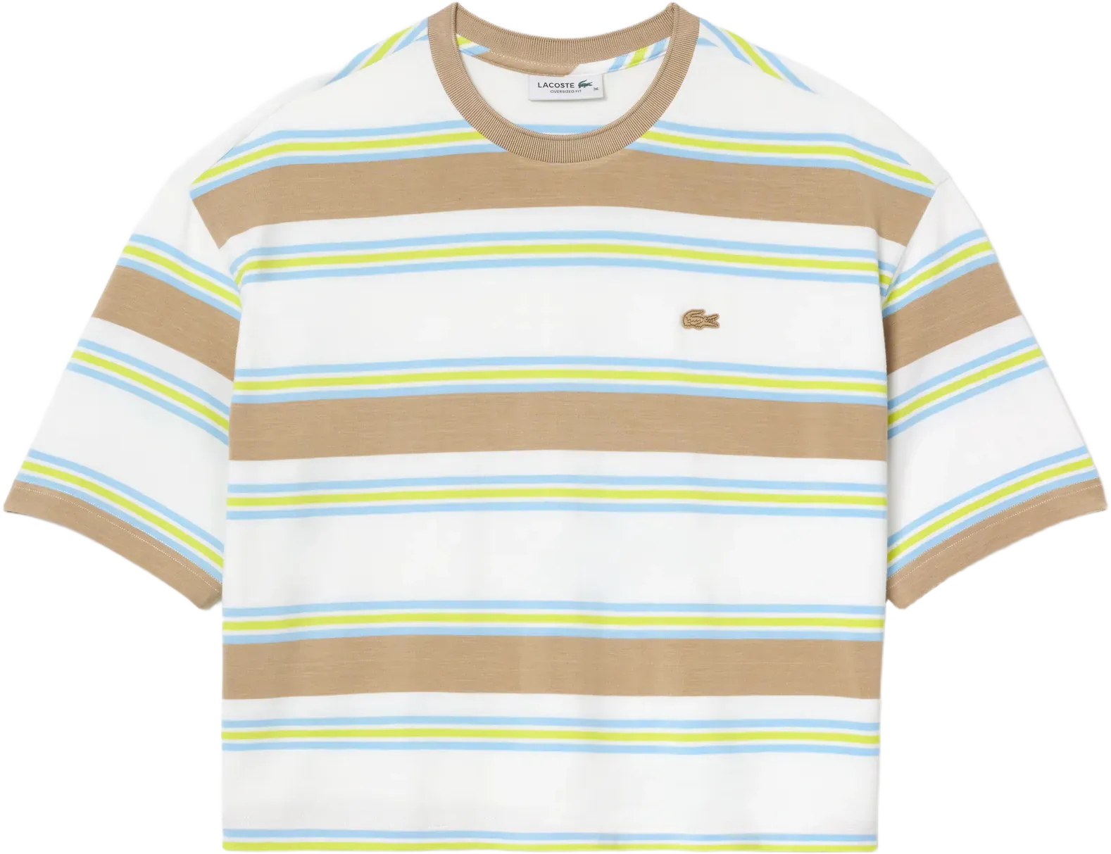 Women's Oversized Striped Cotton T-Shirt