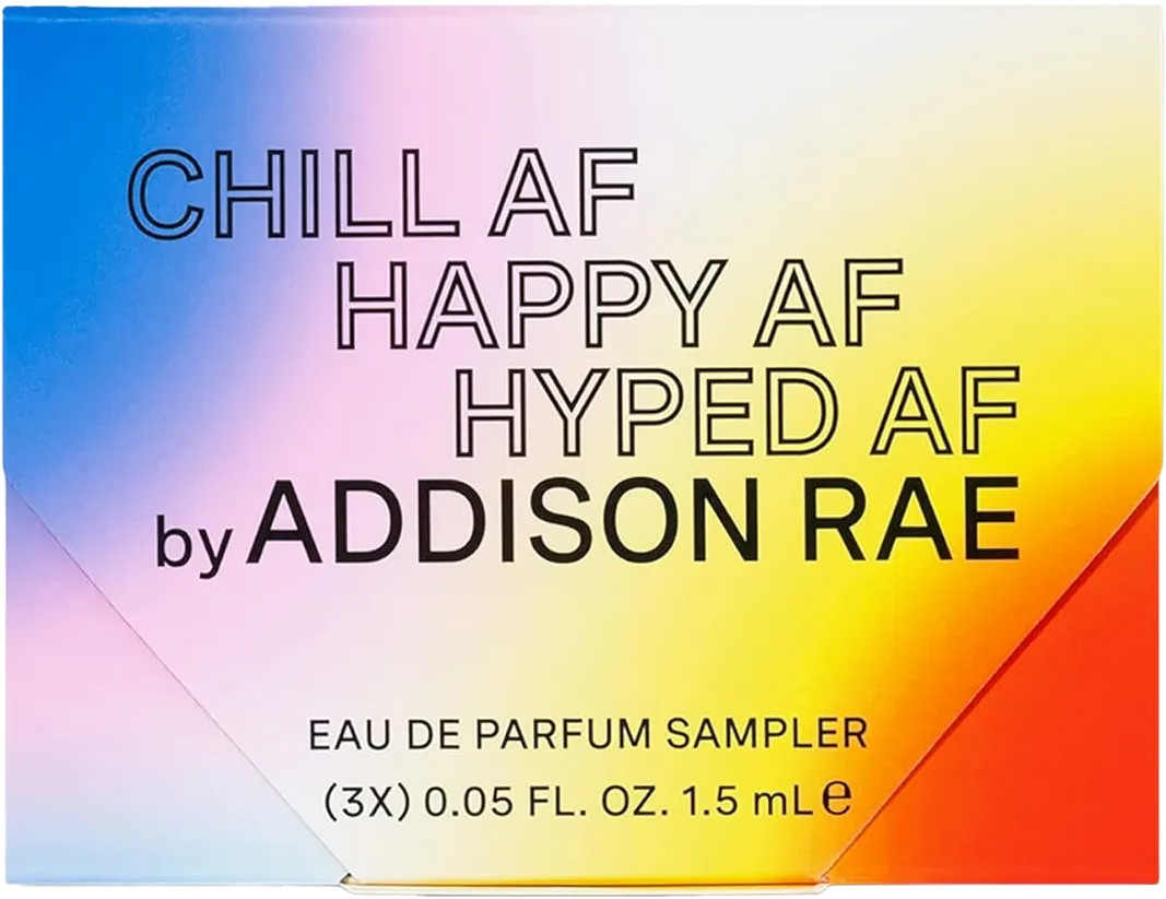 Addison Rae Sample Set by Addison Rae Fragrance - Perfumes for Women - Floral, Fruity, Woody Scents - Unique Blends with Mood-Boosting Properties - Enhances Emotions - 3 pc Sampler Gift Set