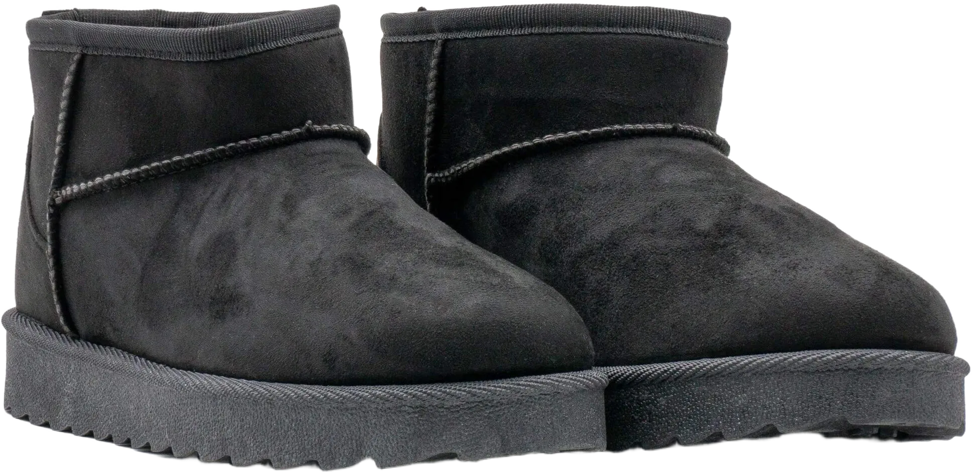 Milocaca Women's Cozy Winter Ankle Boots - Faux Suede Upper, Non-Slip Outsole, Plush Lining, Available In Sand And Black