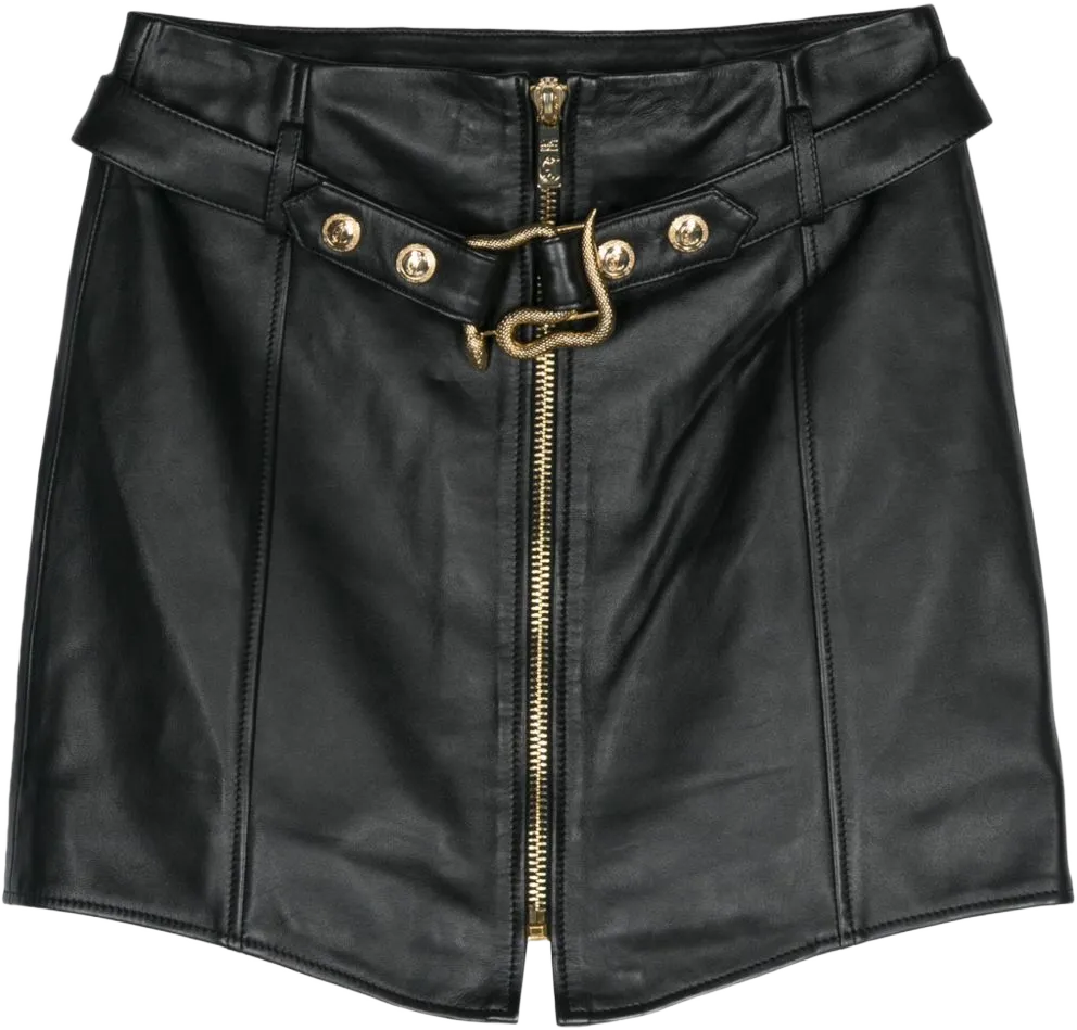 leather mini skirt