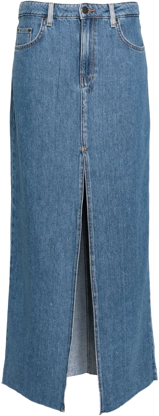 Astrid denim maxi skirt