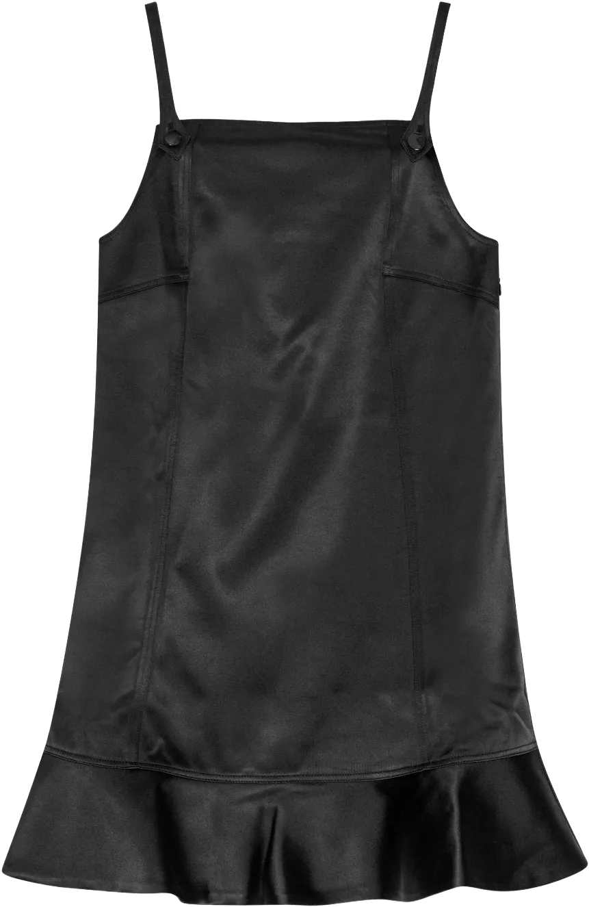 duchesse-satin mini dress