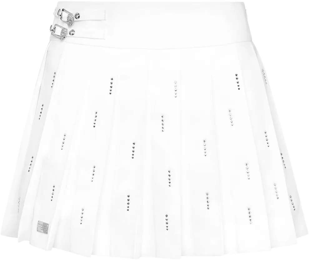 pleated mini skirt 