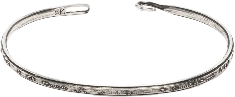 indented open cuff