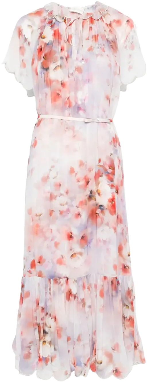Crush Flutter midi dress