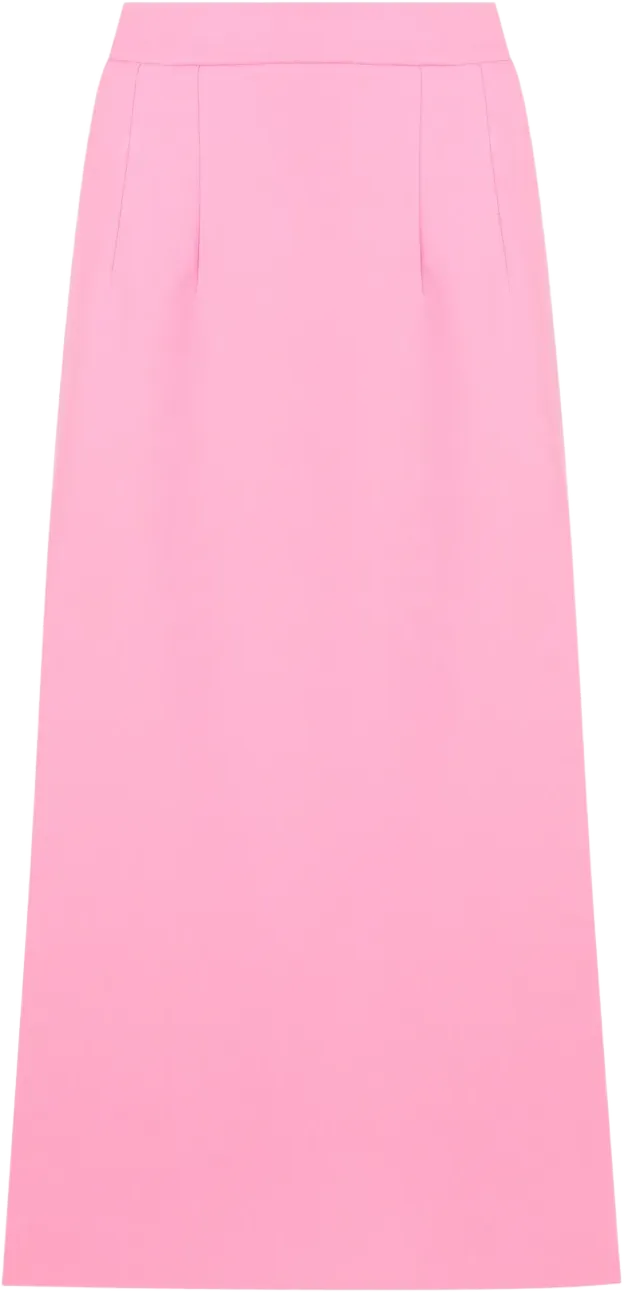 Fenda side-slit midi skirt
