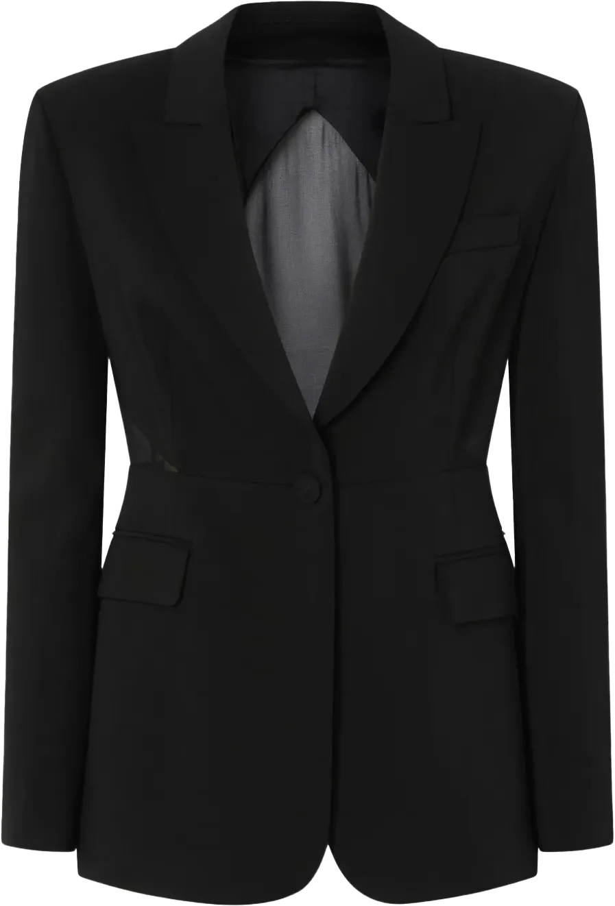 cut-out detailing blazer