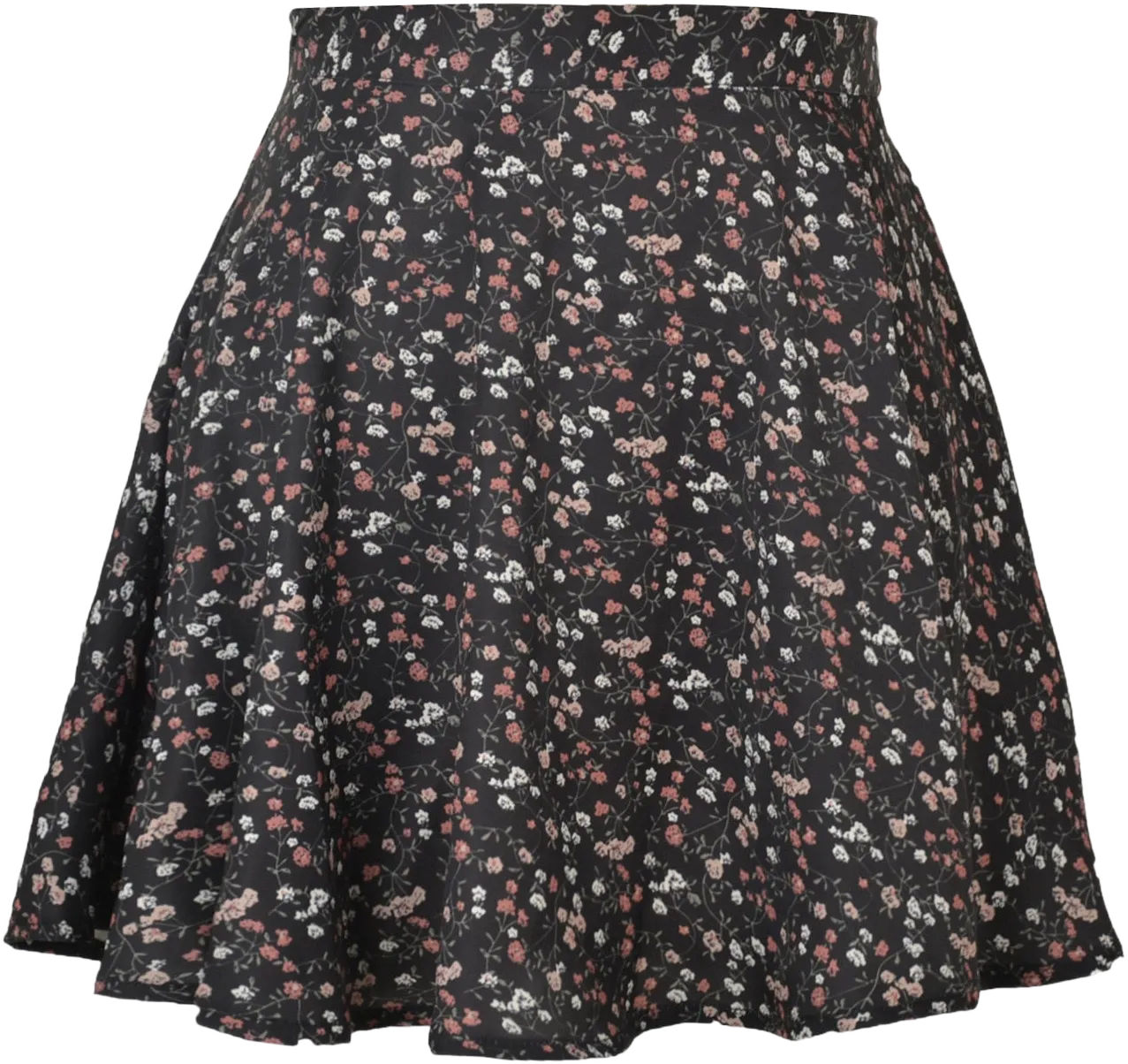 Summer new women' floral print skirt high waist umbrella mini skirt Female invisible zipper chiffon print short skirt women 2022