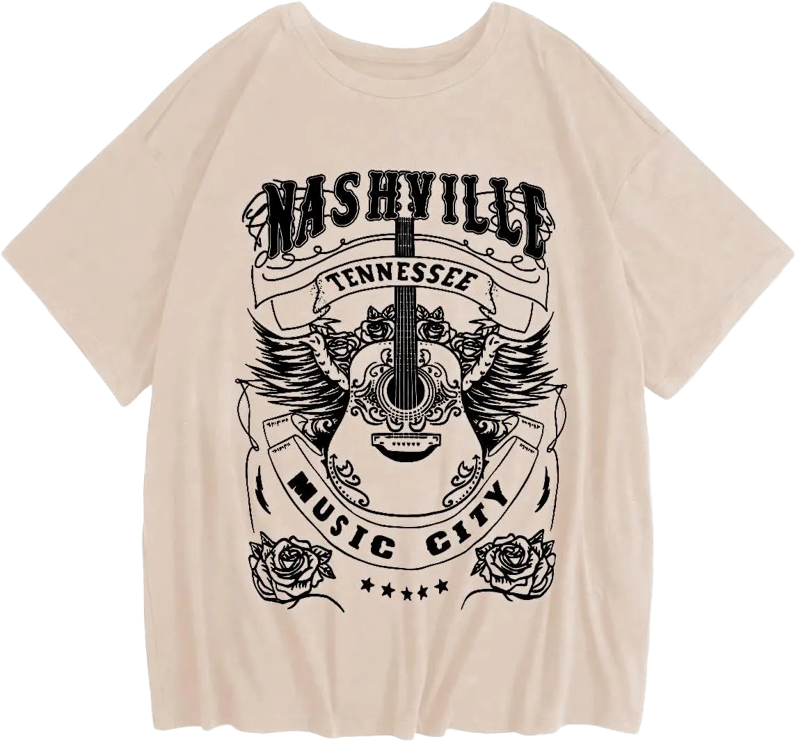 SOLY HUX Women's Plus Size Oversized Graphic Tees Letter Print Half Sleeve Summer T Shirts Tops