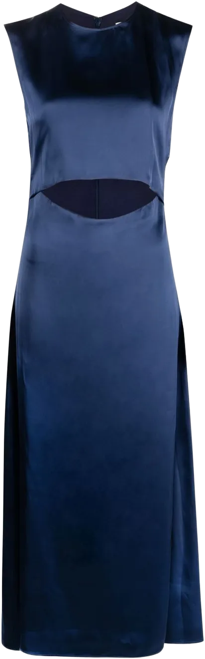 Copan cut-out satin dress