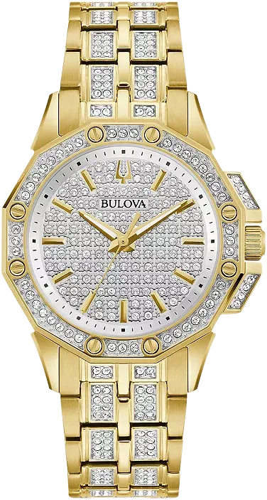 Bulova Crystal Watch, 34mm